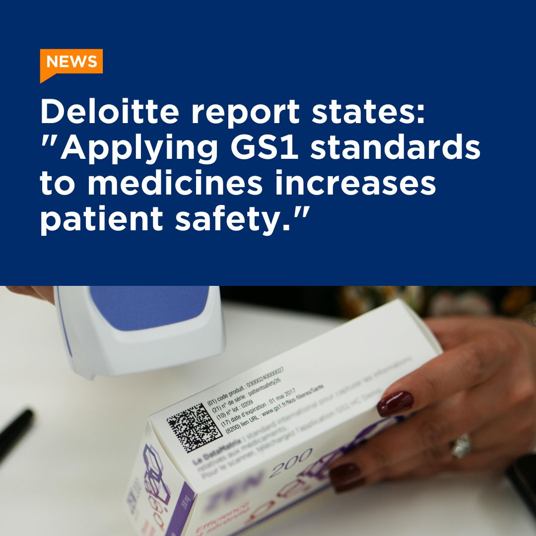 gs1uk_hc's tweet photo. "Implementation of #GS1standards improves #traceability and trust and makes processes faster, cheaper and safer. #Medicationsafety through #serialisation is a prime example.
Read more in @DeloitteUK's report on sustaining the UK’s clinical workforce: https://t.co/QBRqN4wiBT https://t.co/WvDpEDd8kp