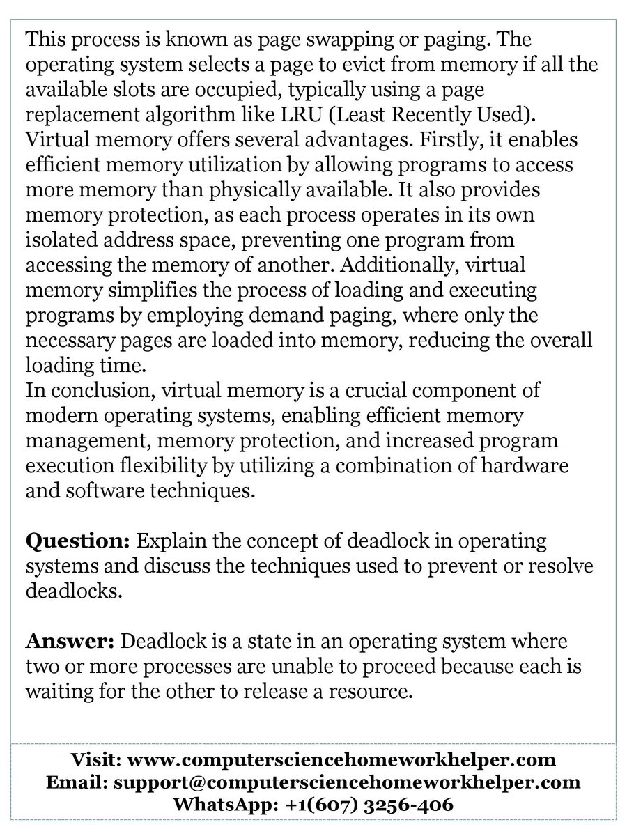 C_sciencehelp's tweet image. Struggling with your Computer Science homework? Don't worry, we've got your back! Our experts at ComputerScienceHomeworkHelper.com offer top-notch assistance with all your CS homework. Visit our website today and say goodbye to stress! #ComputerScienceHomeworkHelp #AcademicSolution #help