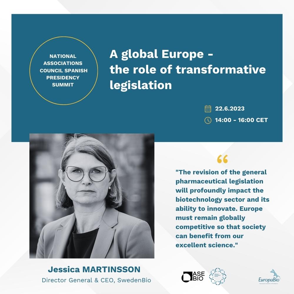 How would a new revision of the #EUPharmaceuticalLegislation affect the European #biotechnology landscape?

Join us &amp; and Jessica Martinsson, Director General and CEO of <a href="/SwedenBIO/">SwedenBIO</a> to find out more.

➡ Register here: shorturl.at/cCMY9