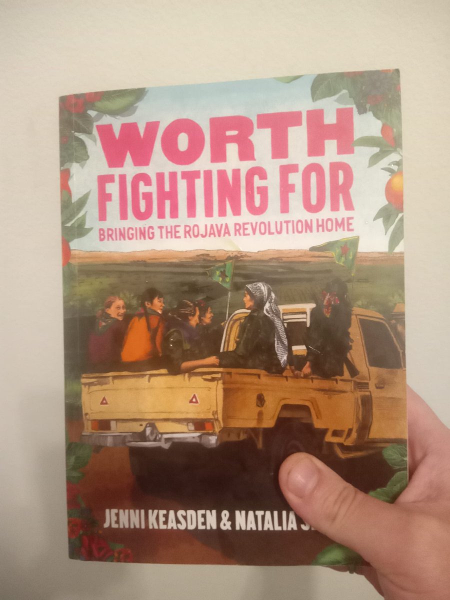 My wonderful friends have written this beautiful smart, honest book of stories and reflections from the Rojava revolution. You can buy it here from @Active_Books: activedistributionshop.org/shop/books/543…