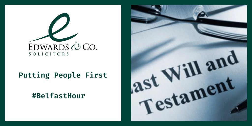What we do <a href="/EdwardsandCo_/">Edwards Solicitors</a> - We offer Will Writing Services and practical Will Writing advice to clients' ensuring their clients have the  appropriate preparation edwardsandcompany.co.uk/services/12/wi… #Wills #Belfast #BelfastHour #NorthernIreland #DobbinsInn