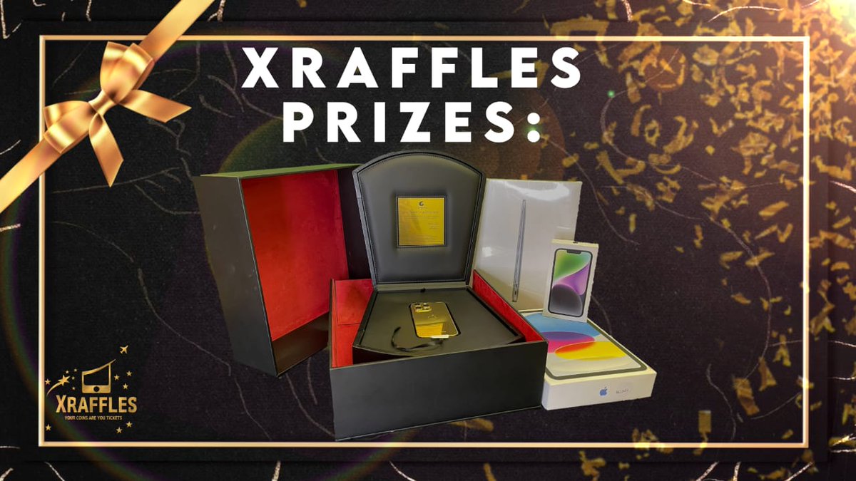 🚨 ANNOUNCEMENT 🚨

Want this prizes ? 

Visit us : xraffles.com

Note : it's just $15 of tokens
needed to enter in to all draws
happening on June 30th 2023.

#XRP #XRPL #ETH #BTC