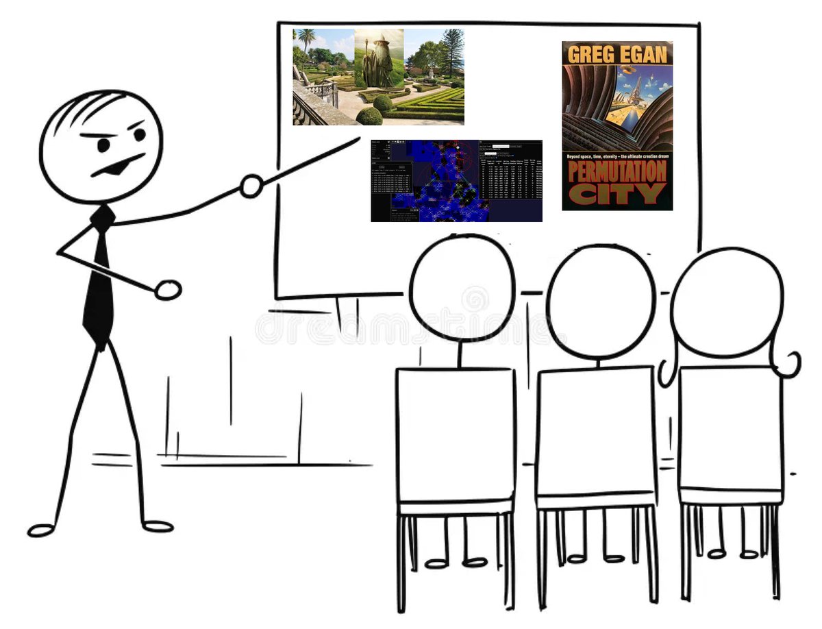 In the morning, we kicked it off with <a href="/justinglibert/">justin glibert</a> from <a href="/latticexyz/">Lattice</a> presenting the journey of darkforest, 0xParc, MUD, and Lattice til today - unfortunately, this was not recorded, nor were any photos taken, so we had our highly advanced AI generate a mockup of the presentation