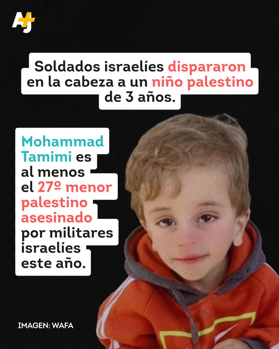 Mercede073's tweet photo. Fuerzas israelíes dispararon el jueves en la cabeza a un niño palestino de 3 años mientras realizaban una redada en una localidad de Cisjordania ocupada.
Su padre sobrevivió.
#Cisjordania
#QueSeaHumanaLaHumanidad https://t.co/VyHzfYk1CW