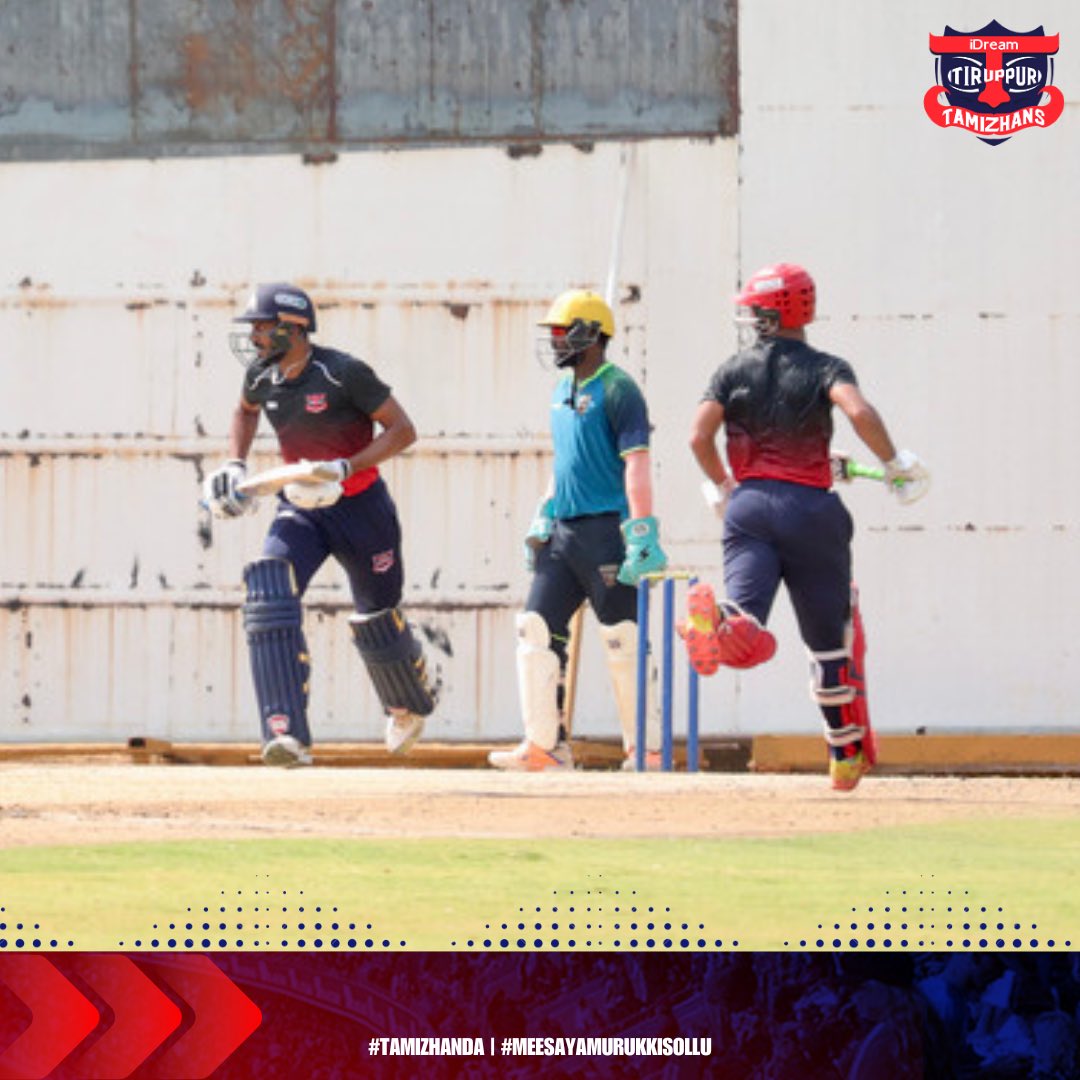 TeamTiruppur's tweet photo. Friendly match with @Ba11syTrichy ๐ #tamizhanda #meesayamurukkisollu #tnpl #tamilnadupremierleague #idreams #idreamtiruppurtamizhans https://t.co/oI3AJ33Dsr