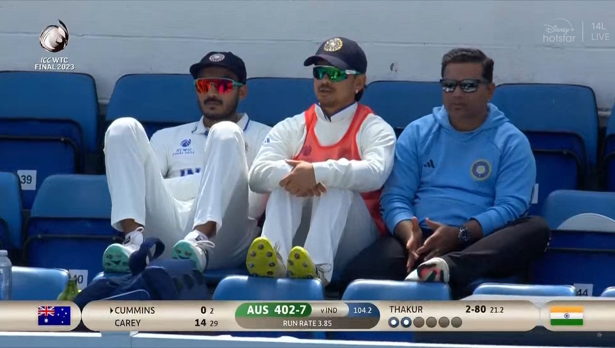 Hits the bullseye, gives the decision by himself and then chill at the dugout after getting Starc run-out. 

Axar Patel, what a guy!