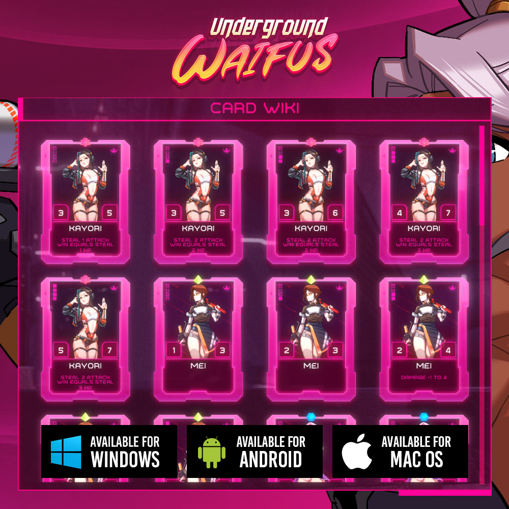 Underground Waifus TCG tweet media