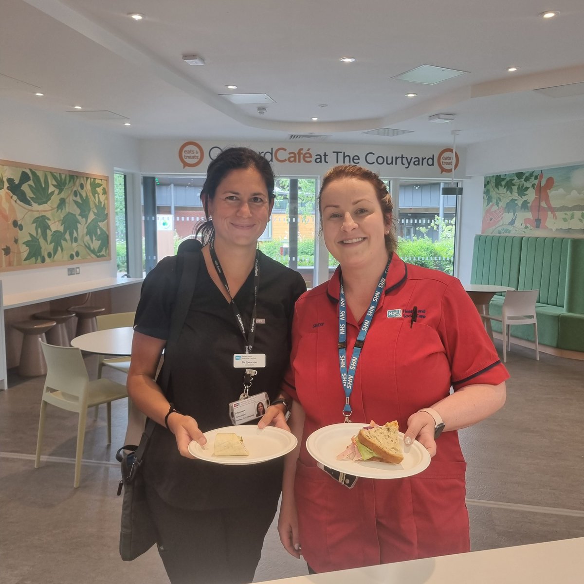 A massive thanks to @stackedglenroad for sending down some stunning sandwiches, wraps and traybakes to help fuel our lovely staff to look after our patients. Very much appreciated #amhic #bestinthewest @haz_walsh @OrlaTierney3 @BelfastTrust @DanielleMcmilan