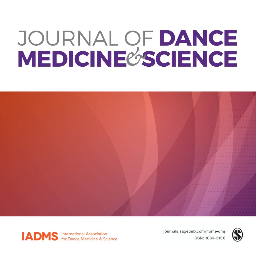 New Issue of the Journal of Dance Medicine &amp; Science now available!
The first to be released under our new publisher - Sage Publications!

journals.sagepub.com/loi/DMJ