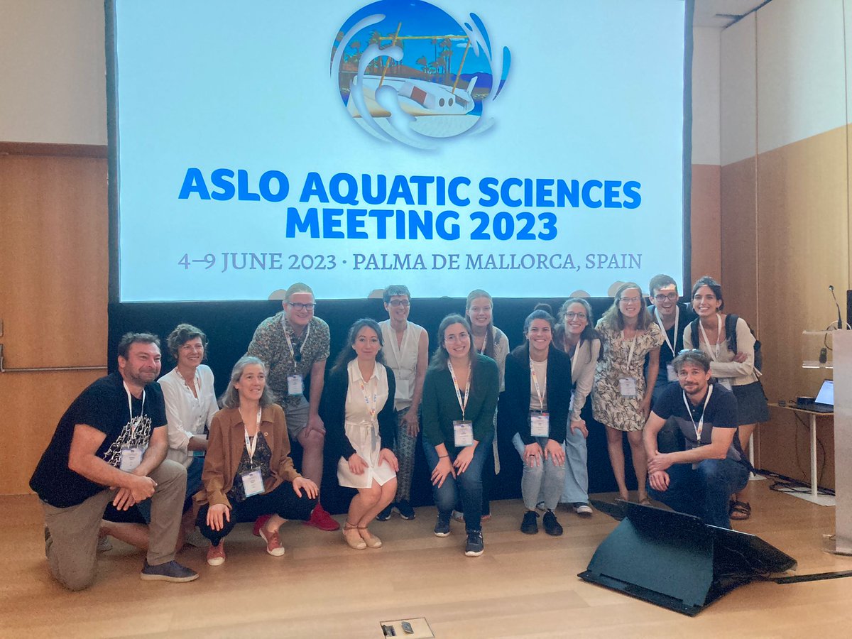 Thanks to all the biofilm researchers that today participated in the #aquaticbiofilms session in #aslo2023. Great and diverse research findings! Know more about it this afternoon in our poster session SS074 @ASLO_Palma2023