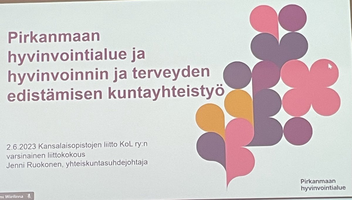 Jenni Ruokonen kertoo Pirkanmaan hyvinvoinnin ja terveyden kuntayhteistyöstä #pirkanmaa