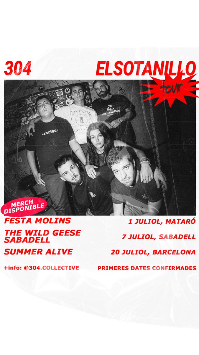 304collective's tweet photo. Familia! Que us pensàveu que no ens veuríem aquest estiu? Us anem deixant per aquí les primeres dates confirmades ☀️

👇Ens deixeu per aquí on ens veurem?👀🤔 https://t.co/QBL65ohbzA