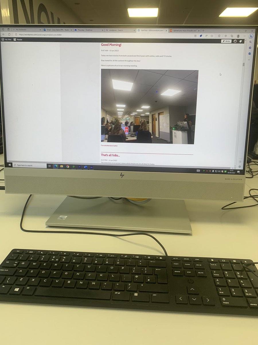 Go check out the <a href="/UEA_journalism/">UEA Journalism</a> website to have a look at my live blogging for today’s newsday. 
With an exclusive video of the aftermath from bottles being thrown at The Garnet pub in Norwich.