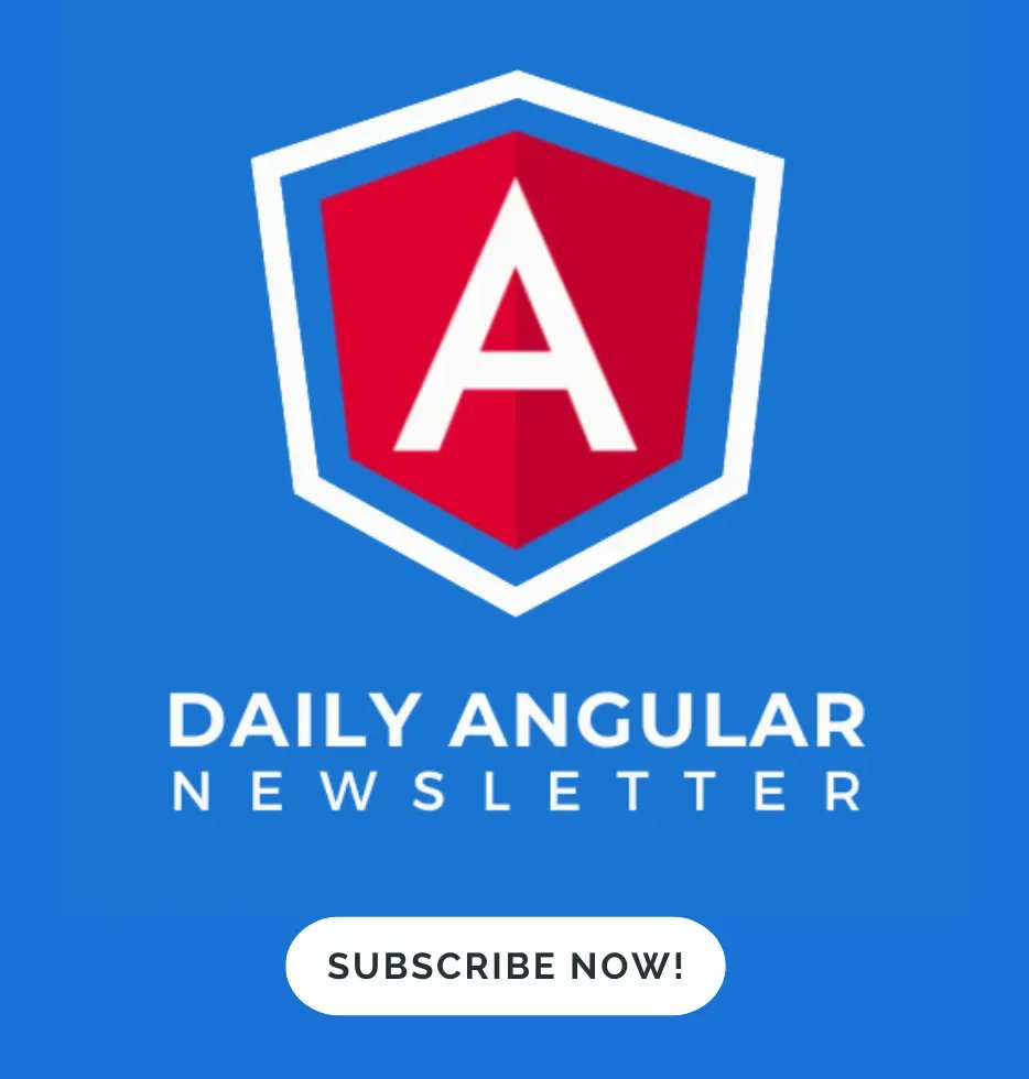 AngularTraining's tweet image. Last week on the daily Angular newsletter, we talked about generic error handling, the effect() function for Signals, and more! #angular #gde #dailynewsletter
buff.ly/3Nda1bO