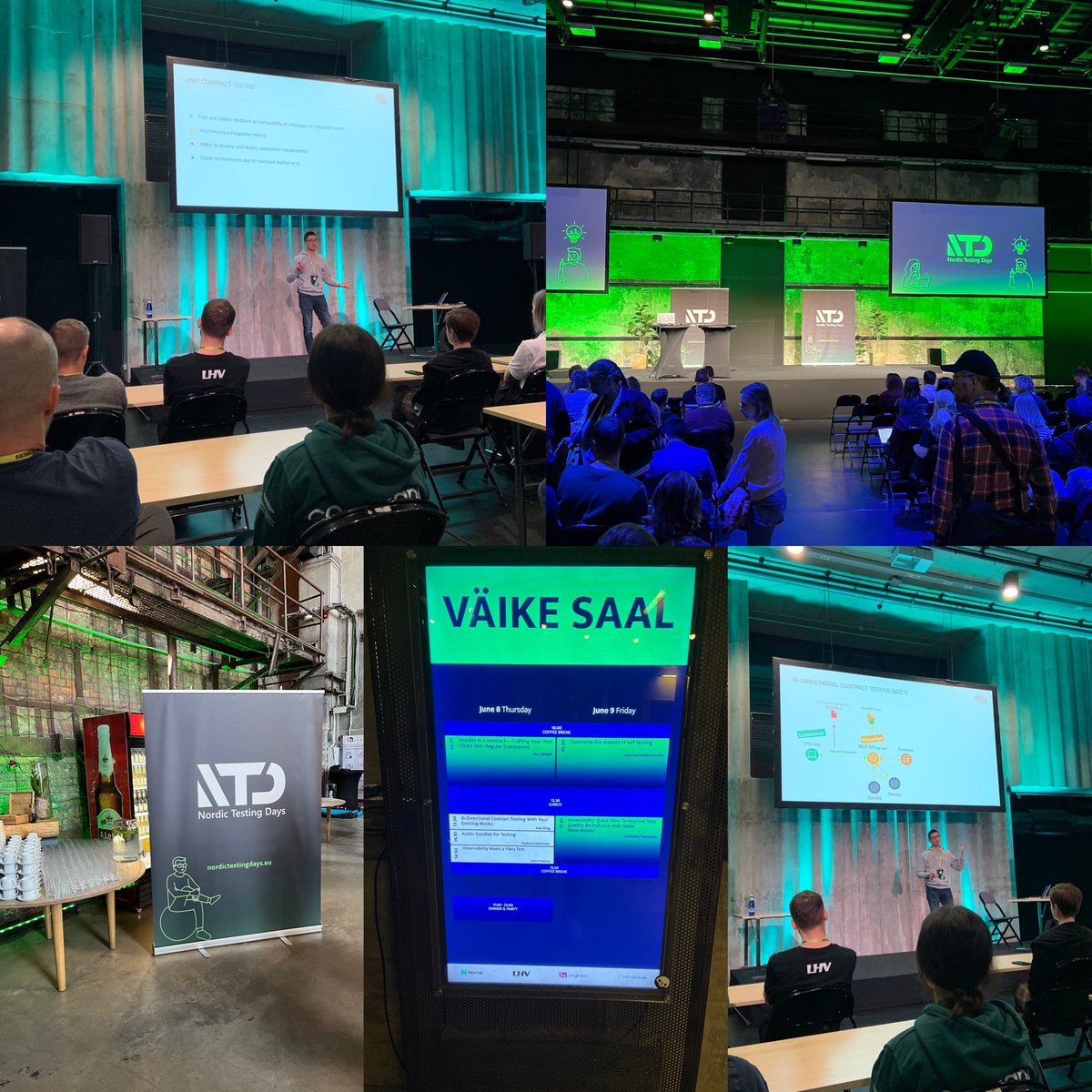 kwo_ding's tweet photo. Had a lot of fun giving my talk on Bi-Directional Contract Testing at the @nordictestdays in Estonia! https://t.co/Yxe0K9KMoH