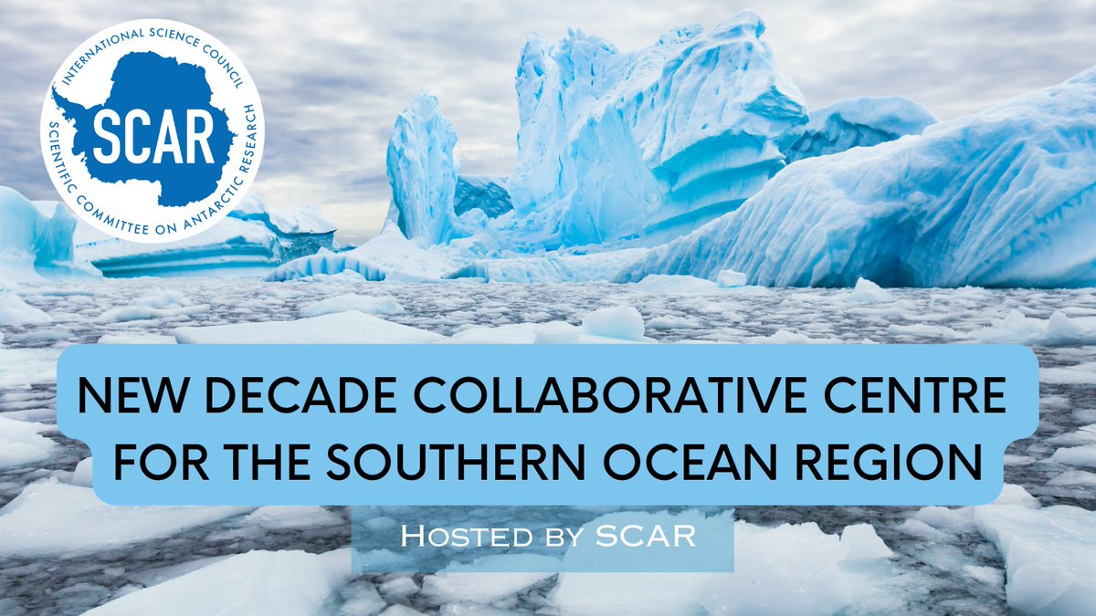 🌊 On #WorldOceanDay we're thrilled to announce that SCAR will host a new Decade Collaborative Centre for the Southern Ocean Region! 🌊 The centre will coordinate international efforts to protect & conserve the #SouthernOcean. ➡️ Full announcement: scar.org/general-scar-n…