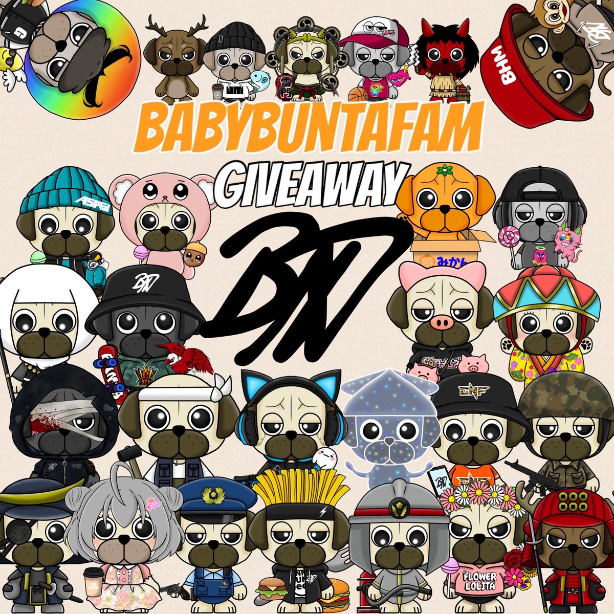 🐶#BabyBuntaFam✖︎#あげおとティム🌳

🎁確定AL(優先購入権)×3🎁

✅6.30Release

Buntaが世界初🌎‼️
家庭を幸せにするユーティリティ♥️
3000枚全て手描きのｼﾞｪﾈﾗﾃｨﾌﾞNFT🐶

Task
🐶<a href="/AGEOTOTIM_NFT/">🌳あげおとティムNFTぷろじぇくと🍂</a> 
      @Bunta_web3
🐶♥️＋RT（引用RTで...🔥）
🐶JOIN discord.gg/6fjrbPzX3Y

⏰:48H
