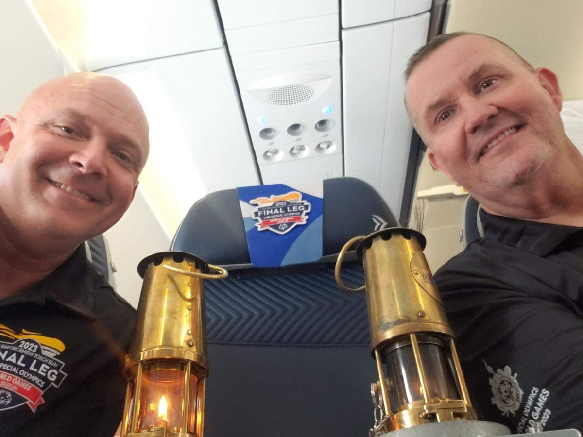 LETRforSO's tweet photo. The Flame of Hope is on its way to the @SOWG_Berlin2023! We are excited to see @SpecialOlympics  athletes from across the 🌎 #UnbeatableTogether #Berlin2023 #Letrforso https://t.co/PEy5yaHomt