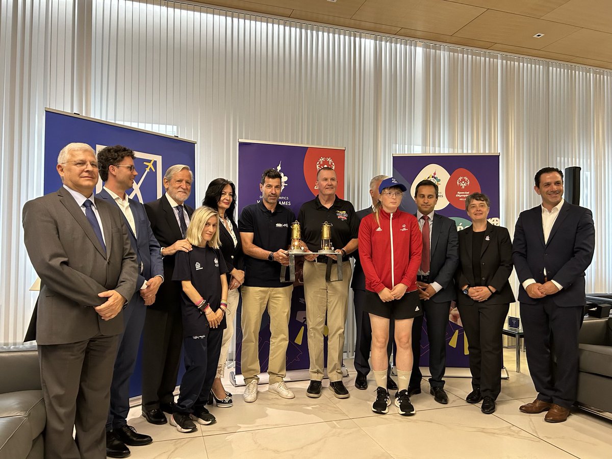 LETRforSO's tweet photo. The Flame of Hope is on its way to the @SOWG_Berlin2023! We are excited to see @SpecialOlympics  athletes from across the 🌎 #UnbeatableTogether #Berlin2023 #Letrforso https://t.co/PEy5yaHomt