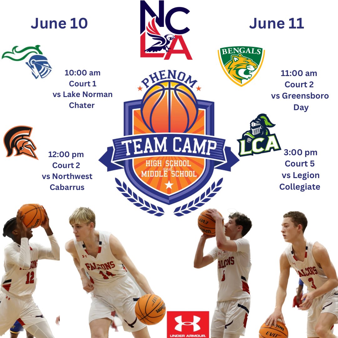Super excited to watch our boys compete this weekend!! #falconsfoward @nclahoops @NCLAFalcons
