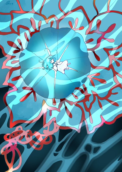 「jellyfish white dress」 illustration images(Latest)