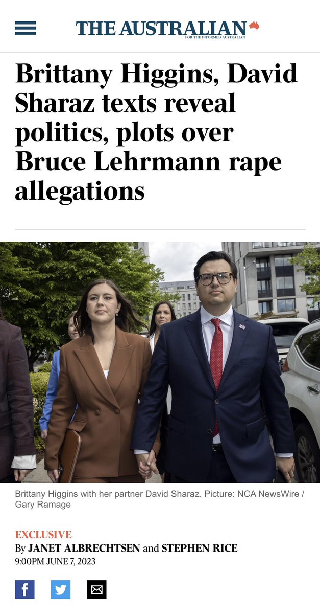 Now #NewsCorpse are tag-teaming with #NumptyNine via convenient 2GB mouthpiece Ben Fordham to attempt to destroy Brittany Higgins.

We know why. 

Because bringing women down is a blood sport to both these organisations.

Looks like Ben maybe requires a little witchy attention,…