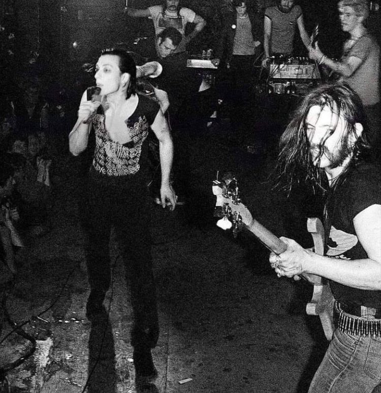 The Damned mit Lemmy, 1978.