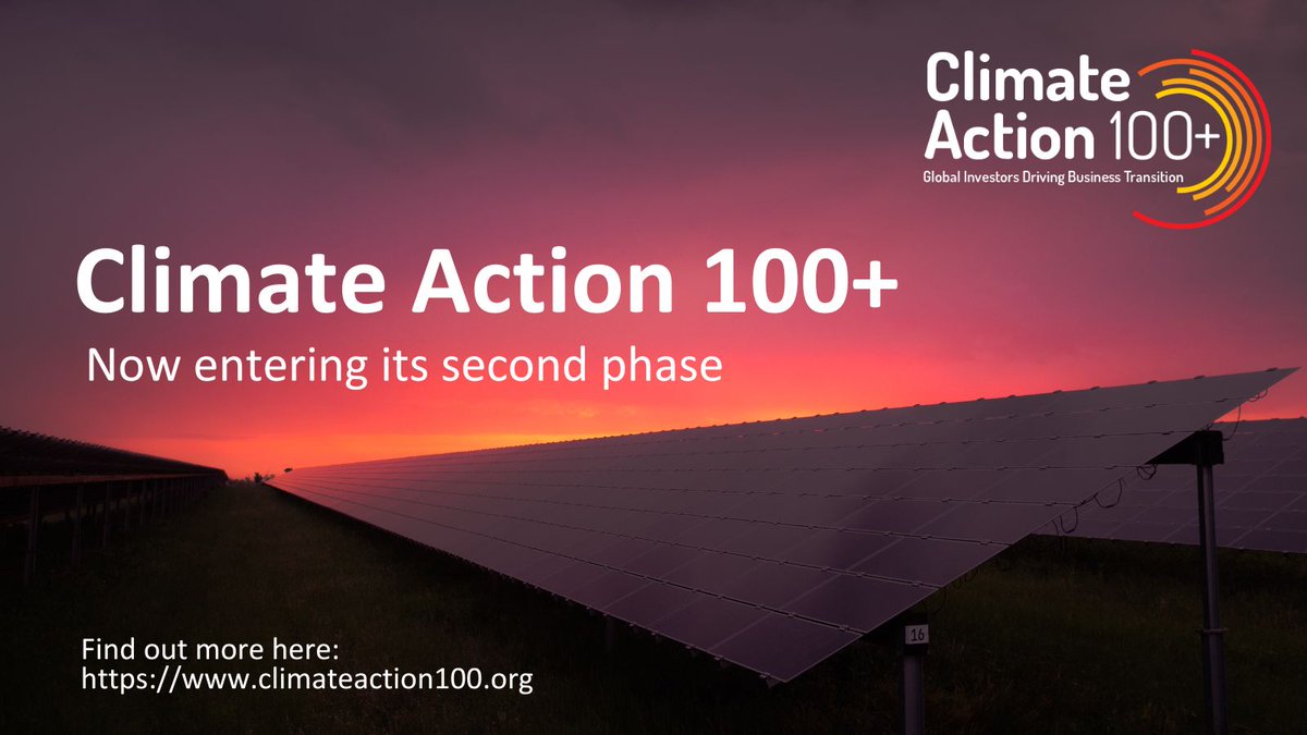 📣Climate Action 100+ announces its second phase. The new phase, running until 2030, intends to inspire a global scale up in active ownership. Read the full press release here: shorturl.at/cjBJW #netzero #climateaction #ClimateAction100 #activeownership