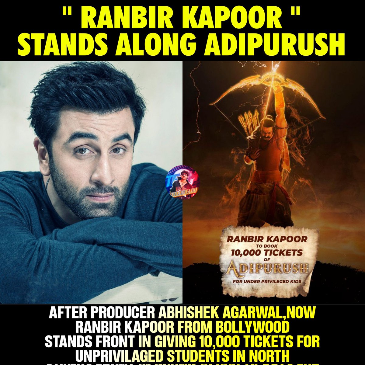 Great Gesture #RanbirKapoor 🫶

#Prabhas #Adipurush