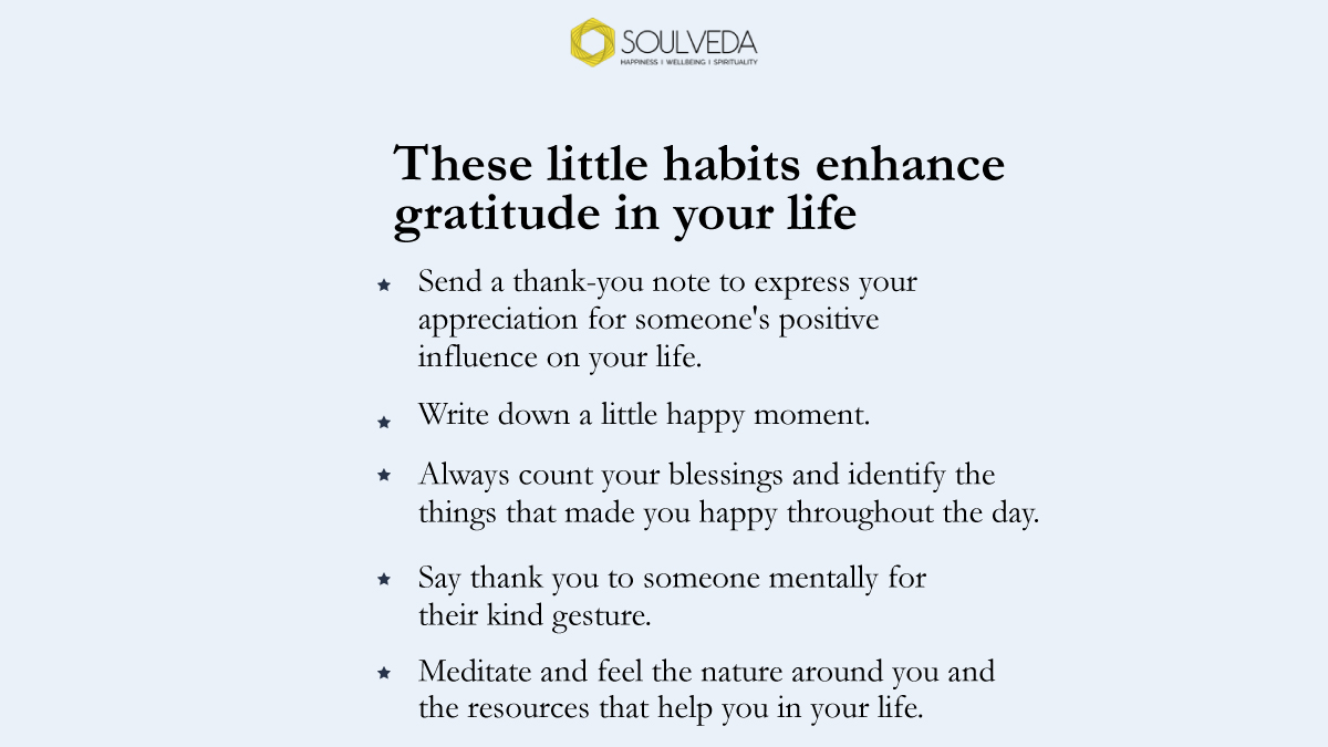 Research suggests that expressing gratitude can not only help people be happy but also improve their relationships.

#Soulveda #Gratitude #Grateful #ThankfulThursday