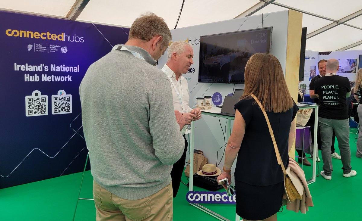 connectedhubs's tweet image. Lots of great conversations happening at the #ConnectedHubs stand. 

We are at the  @GrowRemoteIrl Summit today and tomorrow in Portlaoise.  Drop by and say hello.

#remotework