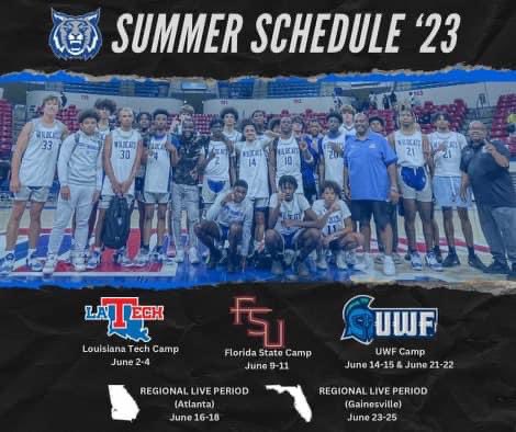 June Summer Schedule 23’