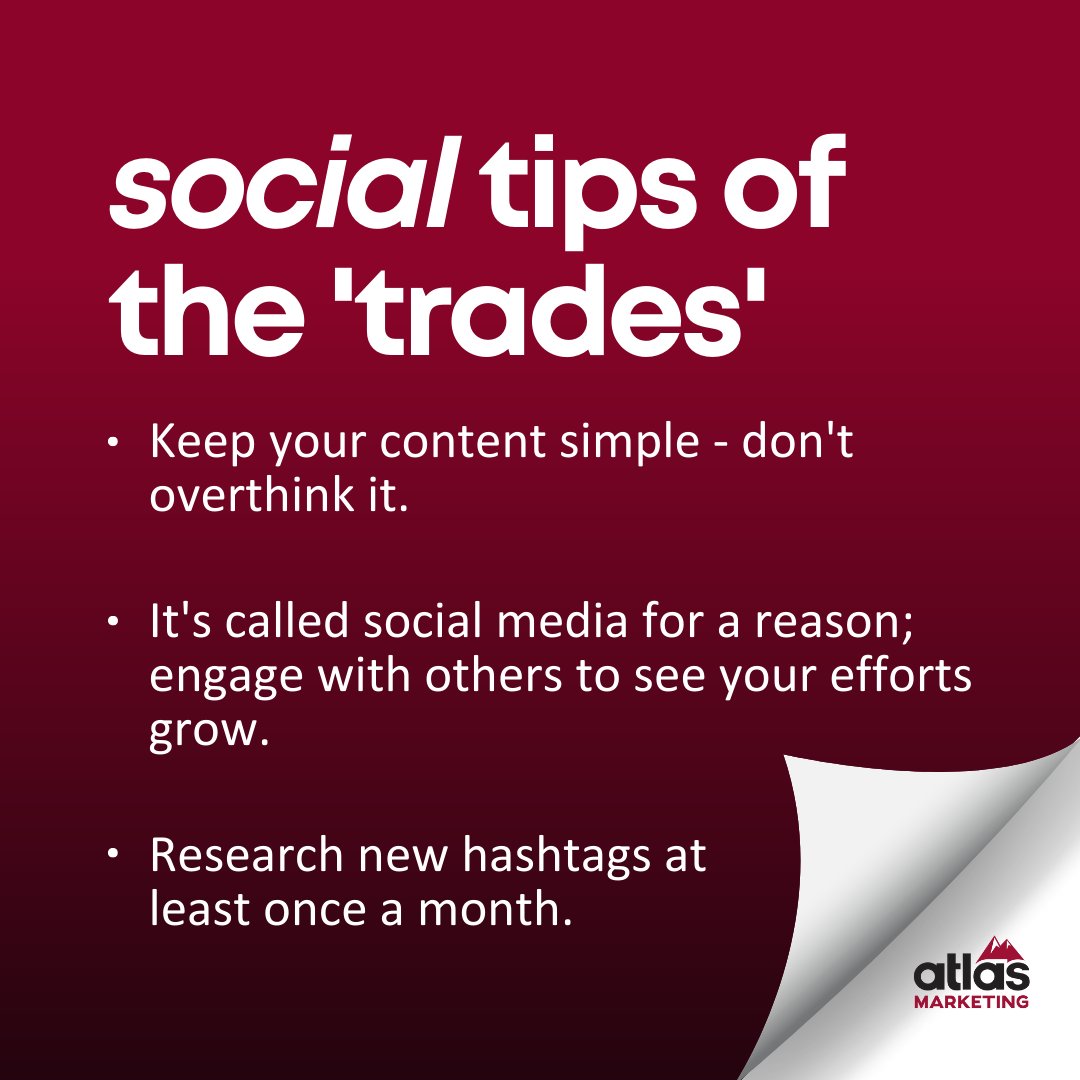 These easy steps will improve your social media strategy immediately. 

Think you need some more advice? Contact us about our social media management services today. 

atlasstories.com/social-media/

#socialmedia #socialmediastrategy #constructionmarketing #digitalmarketing