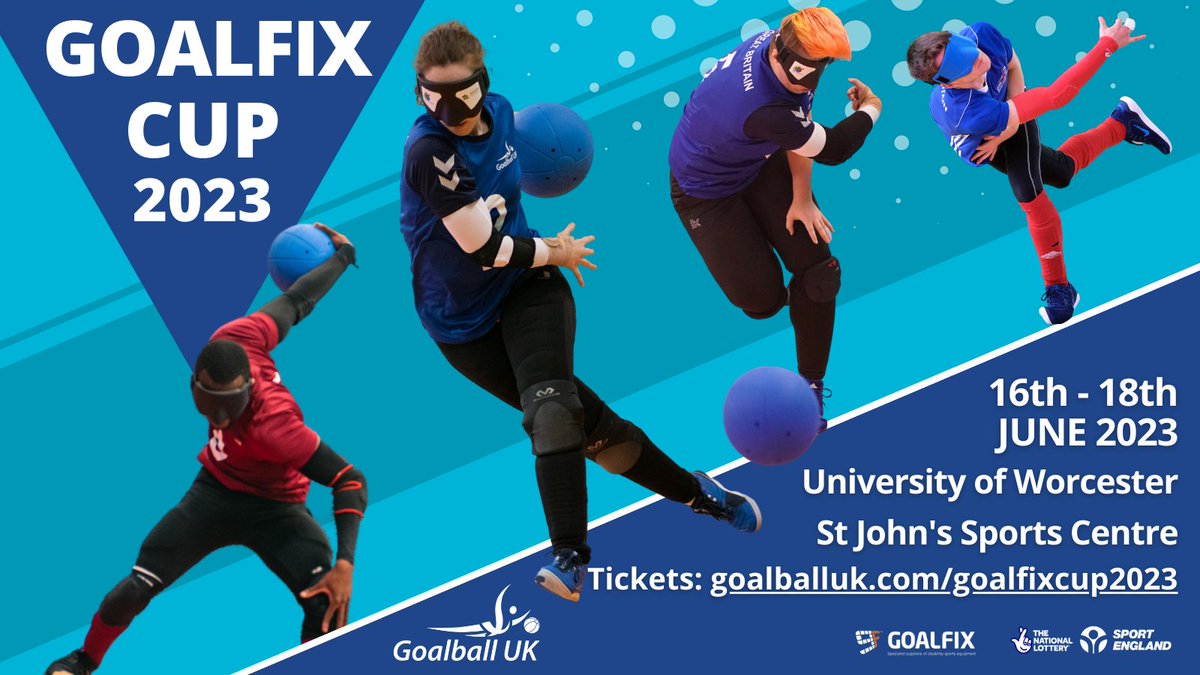 GoalballUK's tweet photo. Goalballers assemble! 🥅 🔵

In just over a week's time we'll be putting the finishing touches to the court for the 2023 Goalfix Cup.

Tickets are still available 🙌

Bookmark the link below for streaming, team profiles, schedules and venue info now! 👇

https://t.co/eHGA3lfnFp

#GoalfixCup2023 #Goalball