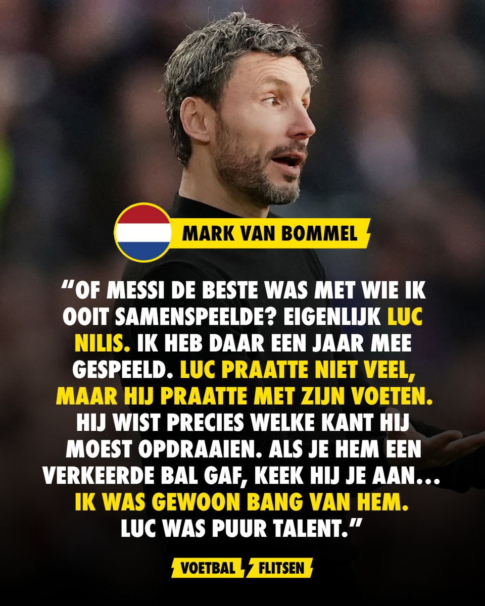VoetbalflitsenB's tweet photo. Mark van Bommel zei maandag het volgende in Extra Time ... prachtige woorden voor Luc Nilis! 👑
#MarkvanBommel #VanBommel #PSV #VF #Voetbalflitsen #ExtraTime #Antwerp #RAFC #RoyalAntwerpFC #Messi #LucNilis #Nilis https://t.co/j1X1ck3O7q