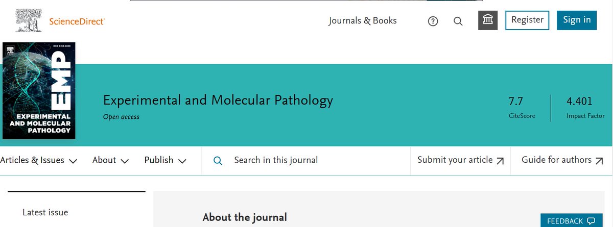Sci_Editor_EMP's tweet photo. Exciting News 🥳🎊 

Our Journal EMP Achieves an Impressive CiteScore of 7.7 for 2022🏅, a Reflection of the Elevating Scholarly Influence and Recognition 📚🤓

Check out: https://t.co/Rym90OvAG8

#EMP #Pathology #health #Science #biology #diseases #Elsevier #research #CiteScore https://t.co/Rg4MAAXOEE