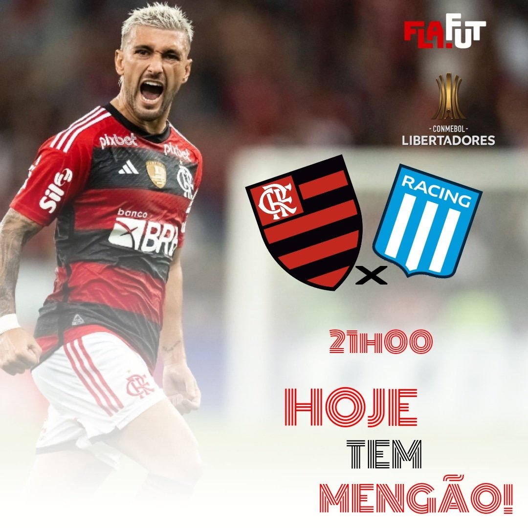 GrupoFLAFUT's tweet photo. HOJE TEM FLAMENGO! É NOITE DE COPA! É NOITE DE JOGARMOS JUNTOS!
Noites de Liberta sempre têm clima diferente. Hoje tem Flamengo x Racing às 21h no Maracanã!
É noite de lutar pela Glória Eterna. É NOITE DE FLAMENGO!
VVVAAAAMMMOOOOS, FLAMMMEEEENNGOOOOOOO
#FLAxRAC
#FlaFut https://t.co/LezUZVRHvV