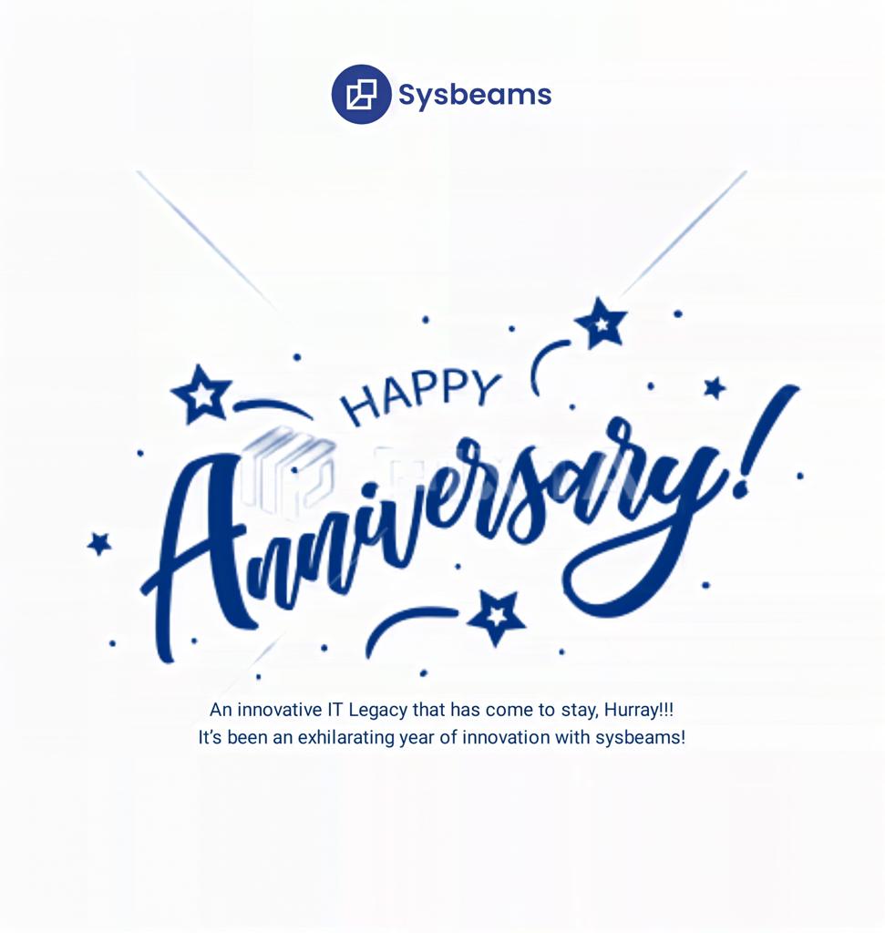 sysbeams's tweet photo. 🎉Celebrating One Year of Exceptional IT Solutions: A Legacy that has come to stay! 🎉

1️⃣ Join us in celebrating a remarkable milestone: Hurray🎉 Sysbeams is a year today! https://t.co/scI5Om06SG