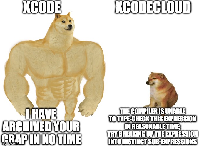 LomaXoma's tweet image. normalni ljudi da preskoče ovo slobodno, neka moja šema, nebitno
#XCode #XCodeCloud
