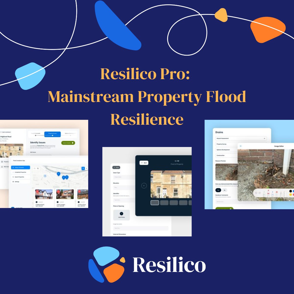 Resilico1's tweet photo. Our aim through Resilico is to enable Property Flood Resilience to be mainstreamed across the industry - this will provide assurances to property owners &amp; provide a consistent approach with every PFR installation journey.  See us on stand C13 for a demo.

#FloodAndCoast2023 https://t.co/WXh49a8m0n