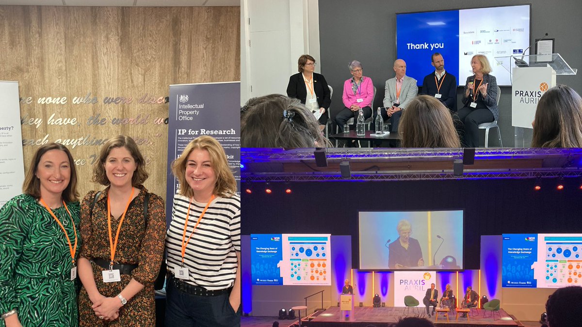 UKGovGOTT's tweet image. GOTT colleagues have been busy attending sessions at #PrAConf23 including:

✔A talk by @JessicaCorner from @@ResEngland
✔ A University spin-out panel discussion led by @TenU_News
✔Networking with @The_IPO colleagues.  

#KnowledgeTransfer #KnowledgeAssets