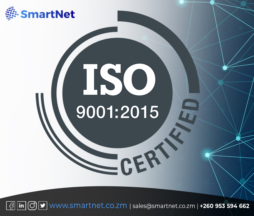 SmartnetNetwork's tweet image. Achieving ISO 9001:2015 certification demonstrates that Smartnet Networks Limited has implemented a robust quality management system (QMS) focused on meeting customer requirements, enhancing customer satisfaction, and continuously improving our processes.
