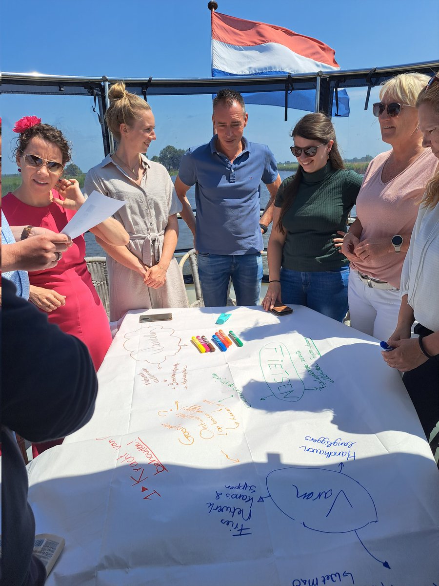Samen de bakens verzetten! 
Met al onze deelnemers nadenken over de toekomst.
#fryslan #recreatieschap #recreatie #varen #fietsen #wandelen