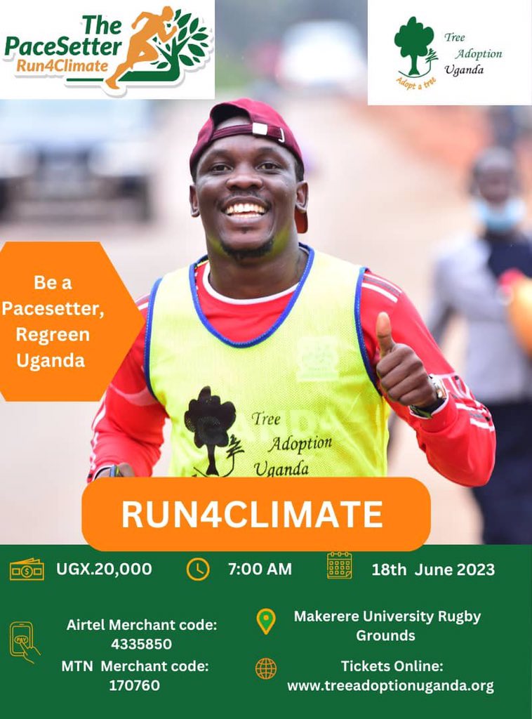 The days are closing in, we are all set. Prepare yourself to #Run4Climate and keep shape. Remember we are doing this for the environment and planting trees.