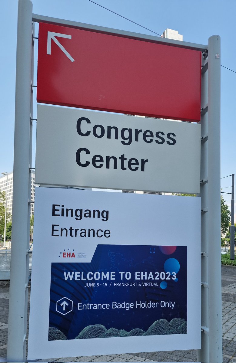 Here to learn and to represent #sicklecell patients as a member of @escfederation Delighted to have received VIP sponsorship from @EHA_Hematology for this great, huge #EHA2023 conference of the year!.