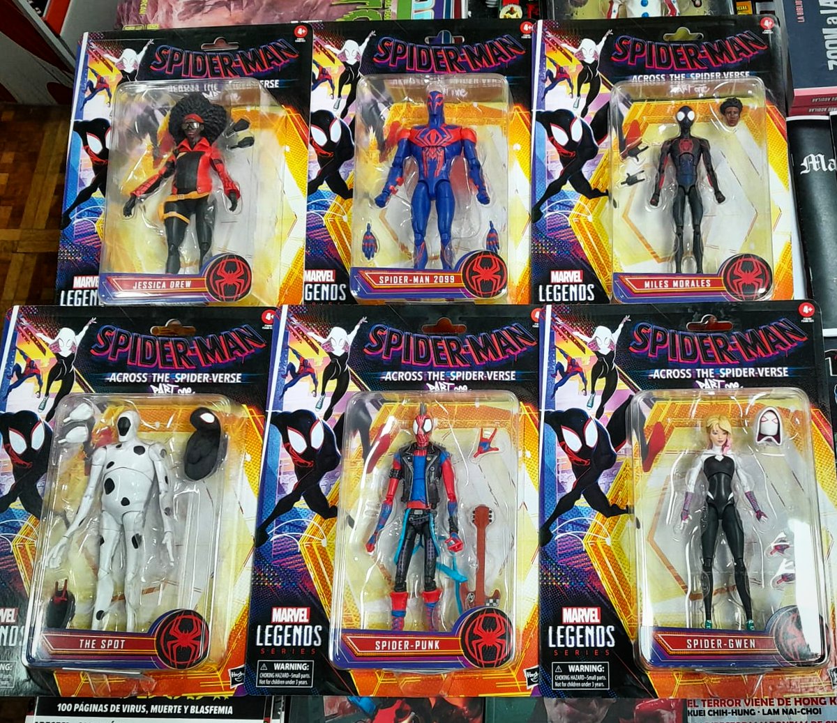 Ya tenemos en tienda la wave completa de las figuras de la nueva peli de #SpiderMan: #SpiderManAcrossTheSpiderVerse 

Son articuladas, miden unos 15 cm. y vienen con accesorios.

#novedades #hasbro #figurasdeaccion #merchandising #superhéroes #marvel #lamansiondelterror_lmt