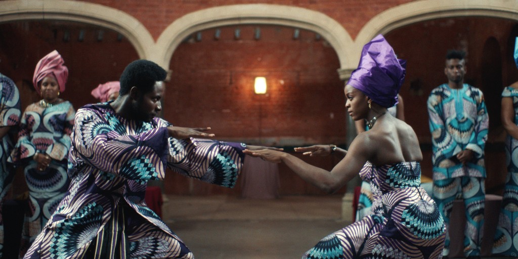 The_Herbert's tweet photo. Divided Selves Part Two features new artwork on display by three artists, including @HetainPatel1.

Their video piece 'Don’t Look at the Finger' appears at first to follow the rituals of a West-African marriage ceremony in a church. https://t.co/62JMLcMXTU