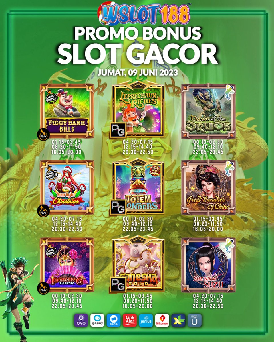 GAME GACOR JUMAT, 09/06/2023 INFO SLOT GACOR GAME ONLINE !!!! 📷 WSLOT188 | 𝗪𝗦𝗟𝗢𝗧𝟭𝟴𝟴   #slotgacor #slotgacorharini #infoslotgacor