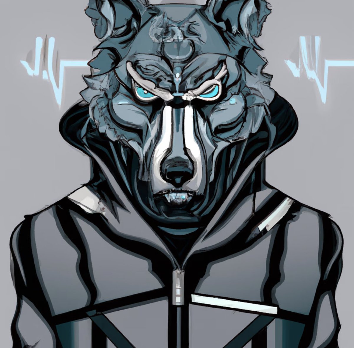Wolf_Epic_Club's tweet photo. A huge welcome to The Electric Bionic Wolf for joining us yesterday!

He is an incredible half 🐺 half bionic human, with a body made from 90% Duvel beer. 
He has also been hired in the @btcordinal army as a passionated Instructor.

Half of our 100 #NFT in Opensa is sold out! 🎉 https://t.co/3jXr50xrPT