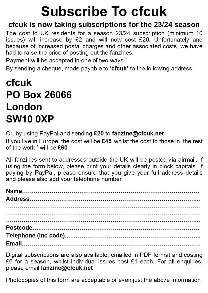 cfcuk Fanzine 💙🏴🇬🇧 tweet media